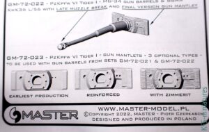 1/72 Tiger I - Lufy - Master