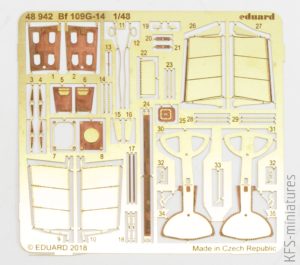 1/48 Bf 109G-14 - blacha do profipack - Eduard