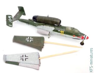 1/72 Heinkel He 162 Spatz - Budowa cz.2