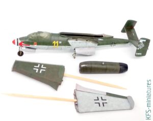 1/72 Heinkel He 162 Spatz - Budowa cz.2