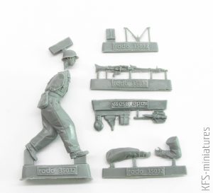 1/35 W-SS MG 42 team - Under Fire - Rado Miniatures