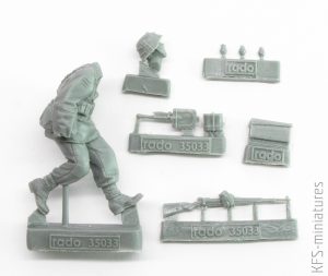 1/35 W-SS MG 42 team - Under Fire - Rado Miniatures