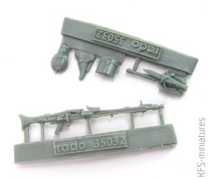 1/35 W-SS MG 42 team - Under Fire - Rado Miniatures