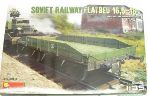 1/35 Soviet Railway Flatbed 16,5-18t - MiniArt