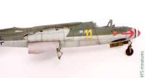 1/72 Heinkel He 162 Spatz - Budowa cz.2