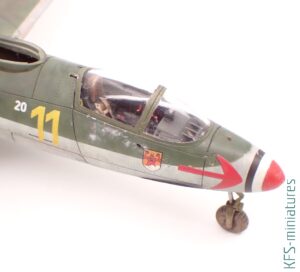 1/72 Heinkel He 162 Spatz - Budowa cz.2