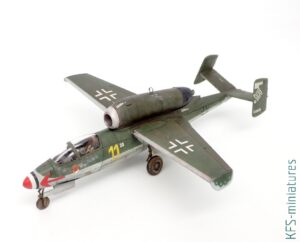 1/72 Heinkel He 162 Spatz - Budowa cz.2