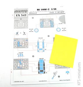 1/48 Bf 109F-2 - maski - Eduard