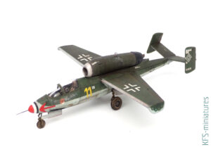 1/72 Heinkel He 162 Spatz - Budowa cz.2