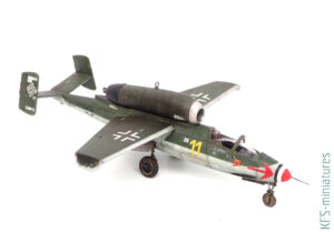 1/72 Heinkel He 162 Spatz - Budowa cz.2
