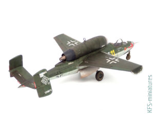 1/72 Heinkel He 162 Spatz - Budowa cz.2