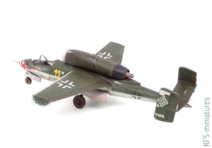 1/72 Heinkel He 162 Spatz - Budowa cz.2