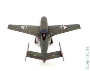 1/72 Heinkel He 162 Spatz - Budowa cz.2