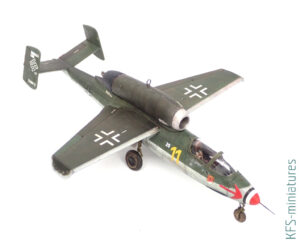 1/72 Heinkel He 162 Spatz - Budowa cz.2