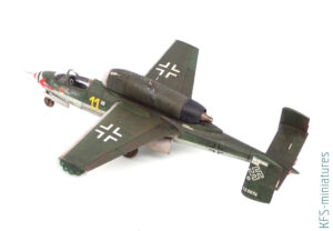 1/72 Heinkel He 162 Spatz - Budowa cz.2