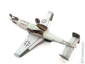 1/72 Heinkel He 162 Spatz - Budowa cz.2