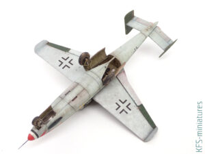 1/72 Heinkel He 162 Spatz - Budowa cz.2