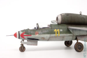 1/72 Heinkel He 162 Spatz - Budowa cz.2