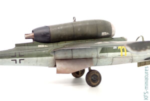 1/72 Heinkel He 162 Spatz - Budowa cz.2