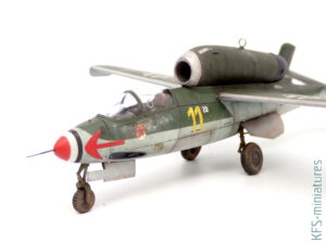 1/72 Heinkel He 162 Spatz - Budowa cz.2