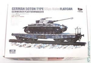 1/35 German 50-ton Type SSys Flatcar - T-Model