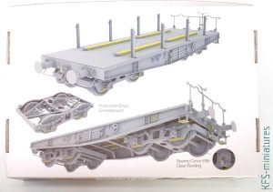 1/35 German 50-ton Type SSys Flatcar - T-Model