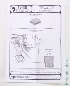 PZL P.11c - Chłodnice oleju - Master