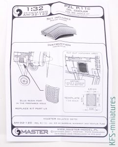 PZL P.11c - Chłodnice oleju - Master