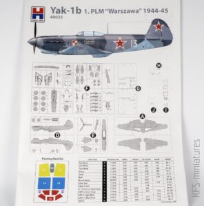 1/48 Jak-1B - 1.PLM Warszawa - Hobby 2000
