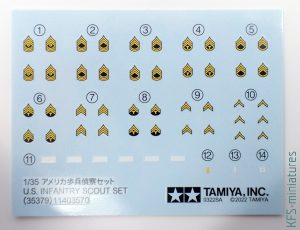 1/35 U.S. Infantry Scout Set - Tamiya