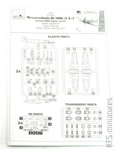 1/144 Messerschmitt Bf 109E-3/E-4 - Armory