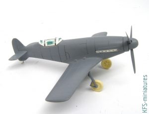 1/72 Me 209 V1 - Special Hobby - Budowa