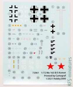 1/72 Me 163 B/S Komet - Hobby 2000