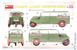 1/35 Tempo A400 Lieferwagen - MiniArt