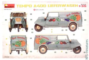 1/35 Tempo A400 Lieferwagen - MiniArt