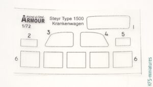 1/72 Steyr 1500 Krankenwagen - Special Armour