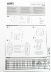 1/35 Cable Spools - MiniArt