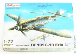 1/72 Messerschmitt Bf 109G-10 Erla - Block 49 Early - AZ model