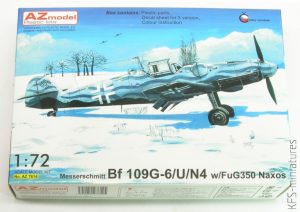 1/72 Messerschmitt Bf 109G-6/U/N4W/FuG350 Naxos - AZ model