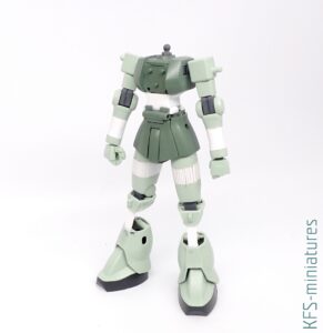 Zaku Girl - Budowa