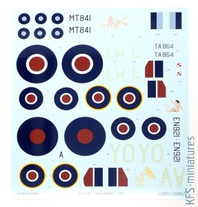 1/32 Exito Decals - Sexy Spitfires & Bf 109 Aces