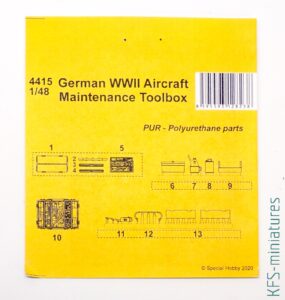 1/48 German WWII Aircraft Maintenance Toolbox - CMK