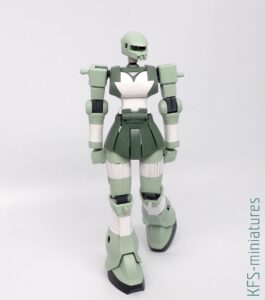 Zaku Girl - Budowa