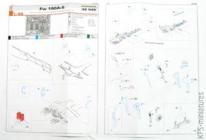 1/48 Fw 190A-5 EDUARD - Blachy