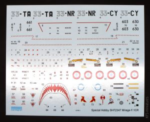 1/72 Mirage F.1 CR - Special Hobby