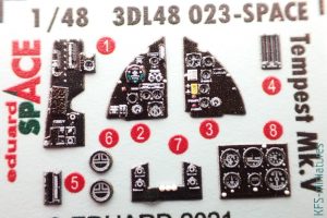 1/48 Tempest Mk.V - dodatki - Eduard