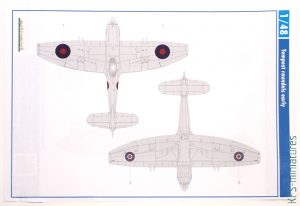 1/48 Tempest Mk.V - dodatki - Eduard