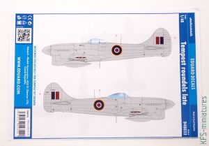 1/48 Tempest Mk.V - dodatki - Eduard