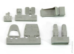 1/48 Bf 109F cockpit w/ early seat - Eduard