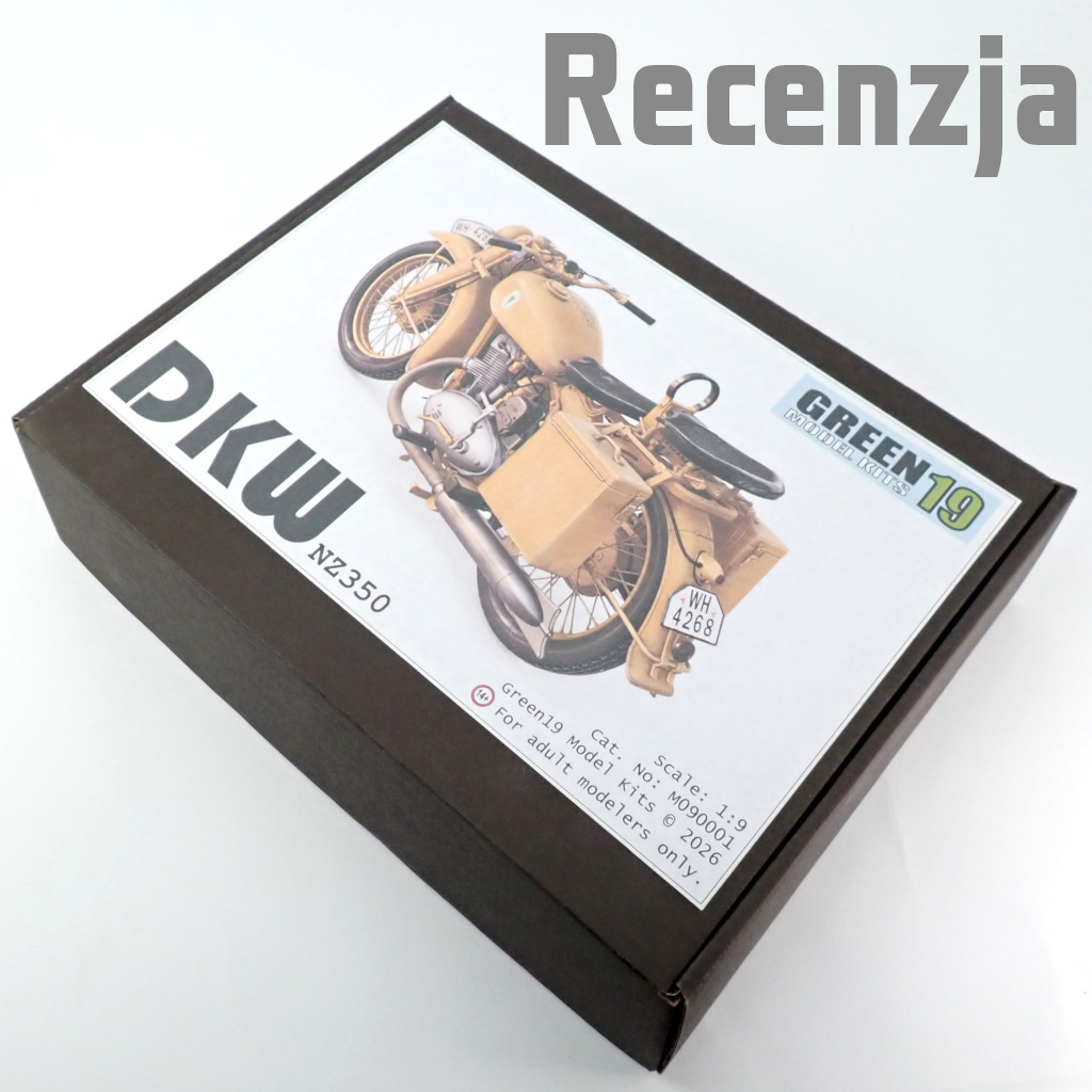 1/9 DKW NZ350 – Military Version – Green19 Model Kits